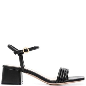Gianvito Rossi Lena 45Black Leather Sandals